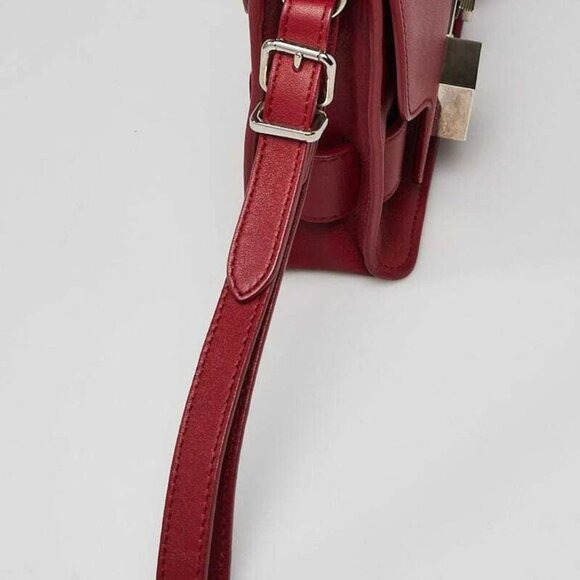 Proenza Schouler Red Leather PS11 Wristlet Clutch Bag - Picture 10 of 10